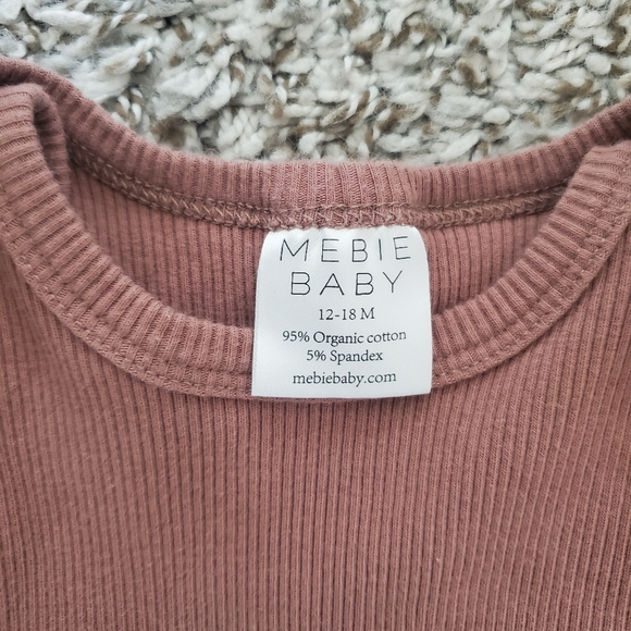 Mebie Baby Short Sleeve Onesie 12-18 month - Picture 2 of 3